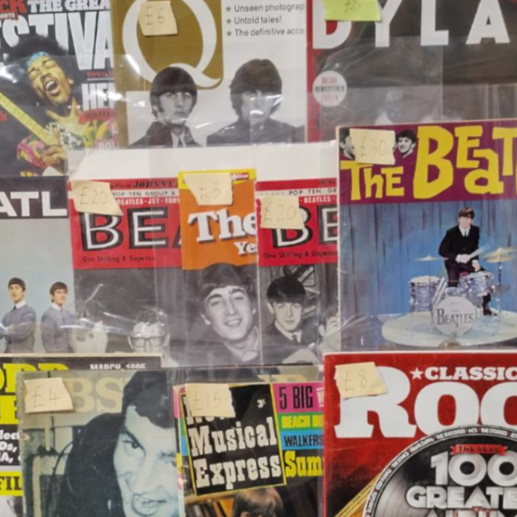 Memorabilia from the 60's through to the 90's, perfect for a bit of nostalgia.